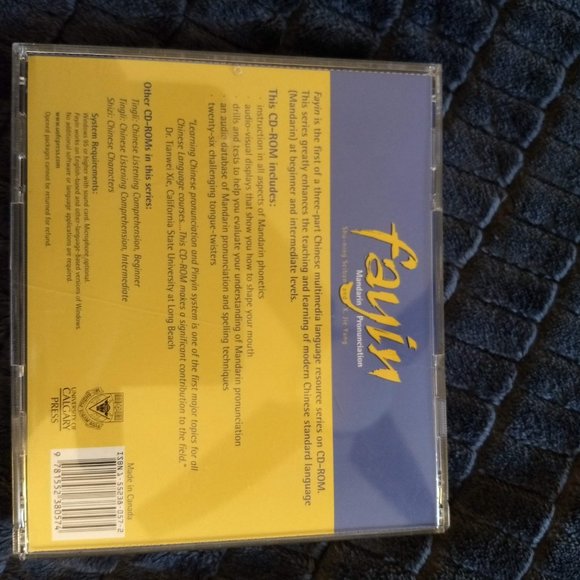 Mandarin language pronunciation phonetics CD NWOT - Picture 2 of 5